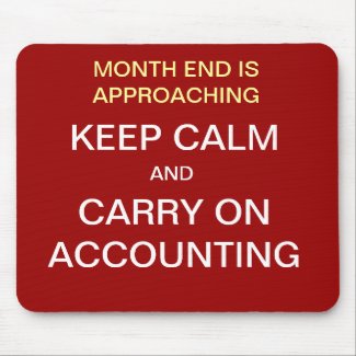 funny accounting Mousepad 