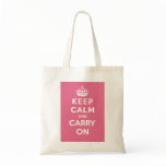 Keep Calm and Carry On_BAG_PINK