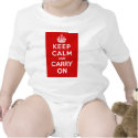 Keep Calm and Carry On British Poster on T shirts