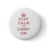 Keep Calm And Carry On buttons