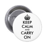 Keep Calm and Carry On Button