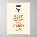 Keep Calm And Carry On by Jason Lind posters