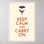 Keep Calm And Carry On by Jason Lind posters