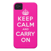 Keep Calm and Carry On Case-Mate iPhone 4 Case