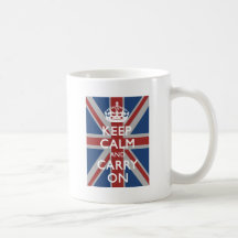 Keep Calm and Carry On Coffee Mug
