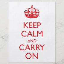 Keep Calm and Carry On Flyer