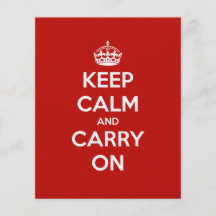 Keep Calm and Carry On flyers
