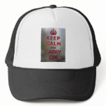 Keep Calm And Carry On hats