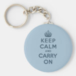 Keep Calm And Carry On Key Chain
