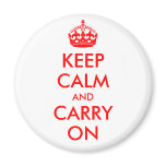 Keep Calm and Carry On Magnet