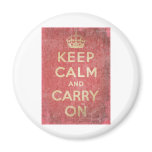 Keep Calm And Carry On magnets
