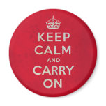 Keep Calm and Carry On Magnet