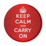 Keep Calm And Carry On magnets