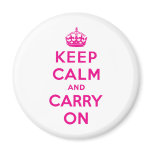 Keep Calm And Carry On magnets