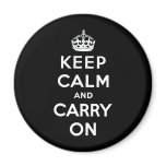 Keep Calm And Carry On magnets