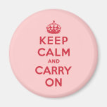 Keep Calm And Carry On Magnet