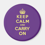 Keep Calm And Carry On Magnet