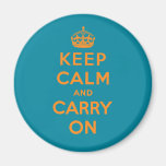 Keep Calm And Carry On Magnets