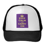 Keep Calm And Carry On Mesh Hat