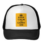 Keep Calm And Carry On Mesh Hat