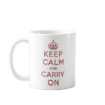 Keep Calm And Carry On mugs