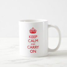 Keep Calm and Carry On Mug