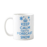 Keep Calm and Carry on mug - Snow