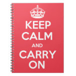 Keep Calm And Carry On Notebook