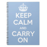Keep Calm And Carry On Notebook