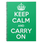 Keep Calm And Carry On Notebook