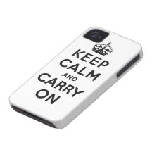 keep calm and carry on Original iPhone 4 Cases