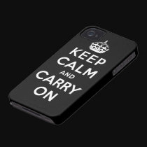 keep calm and carry on Original casemate cases