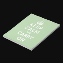 keep calm and carry on Original notepads