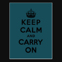 keep calm and carry on Original postcards