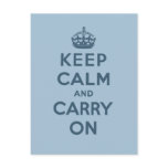 Keep Calm And Carry On postcards