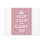 Keep Calm And Carry On postcards