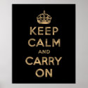 Keep Calm And Carry On posters