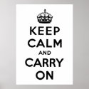Keep Calm And Carry On posters