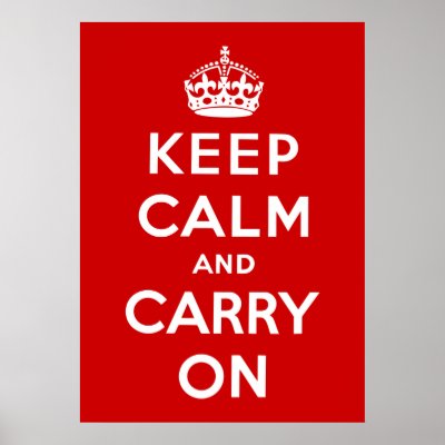 Keep Calm And Carry On Posters by vintage_poster