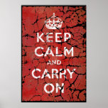 Keep Calm and Carry On Poster
