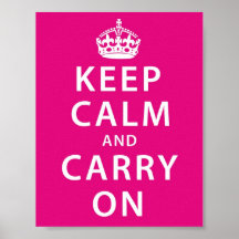 Keep Calm and Carry On Poster