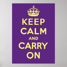 Keep Calm And Carry On Print