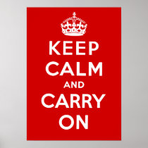 Keep Calm and Carry On Poster