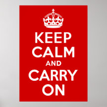 Keep Calm and Carry On Print