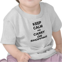 Keep Calm and Carry On Shopping T-shirt