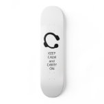 Keep Calm and Carry On skateboards