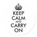 Keep Calm and Carry On Sticker