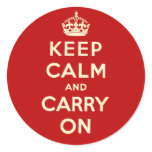 Keep Calm And Carry On stickers