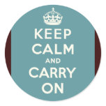 Keep Calm And carry On stickers
