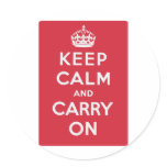 Keep Calm And Carry On stickers